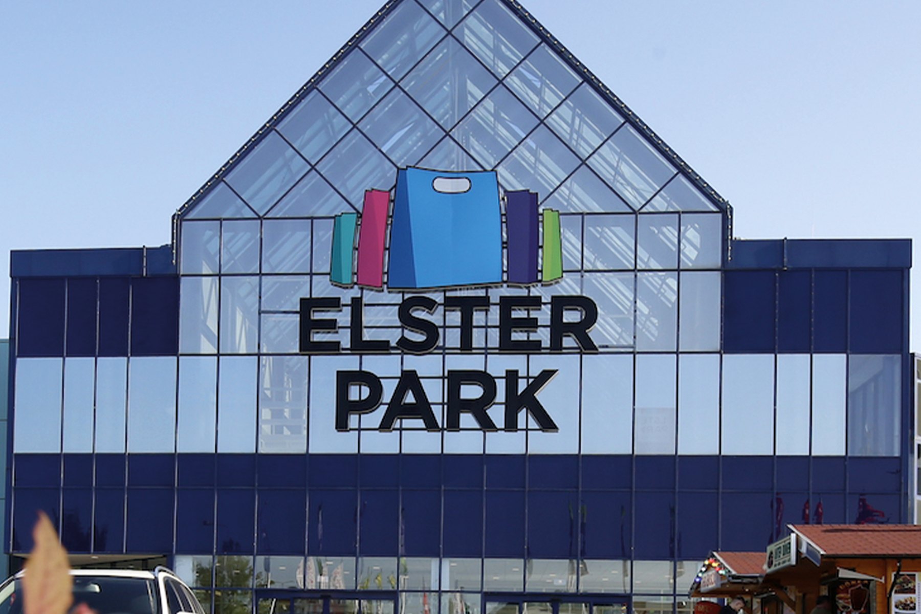 Eingang des Elster Park Plauen Eingang des Elster Park Plauen
