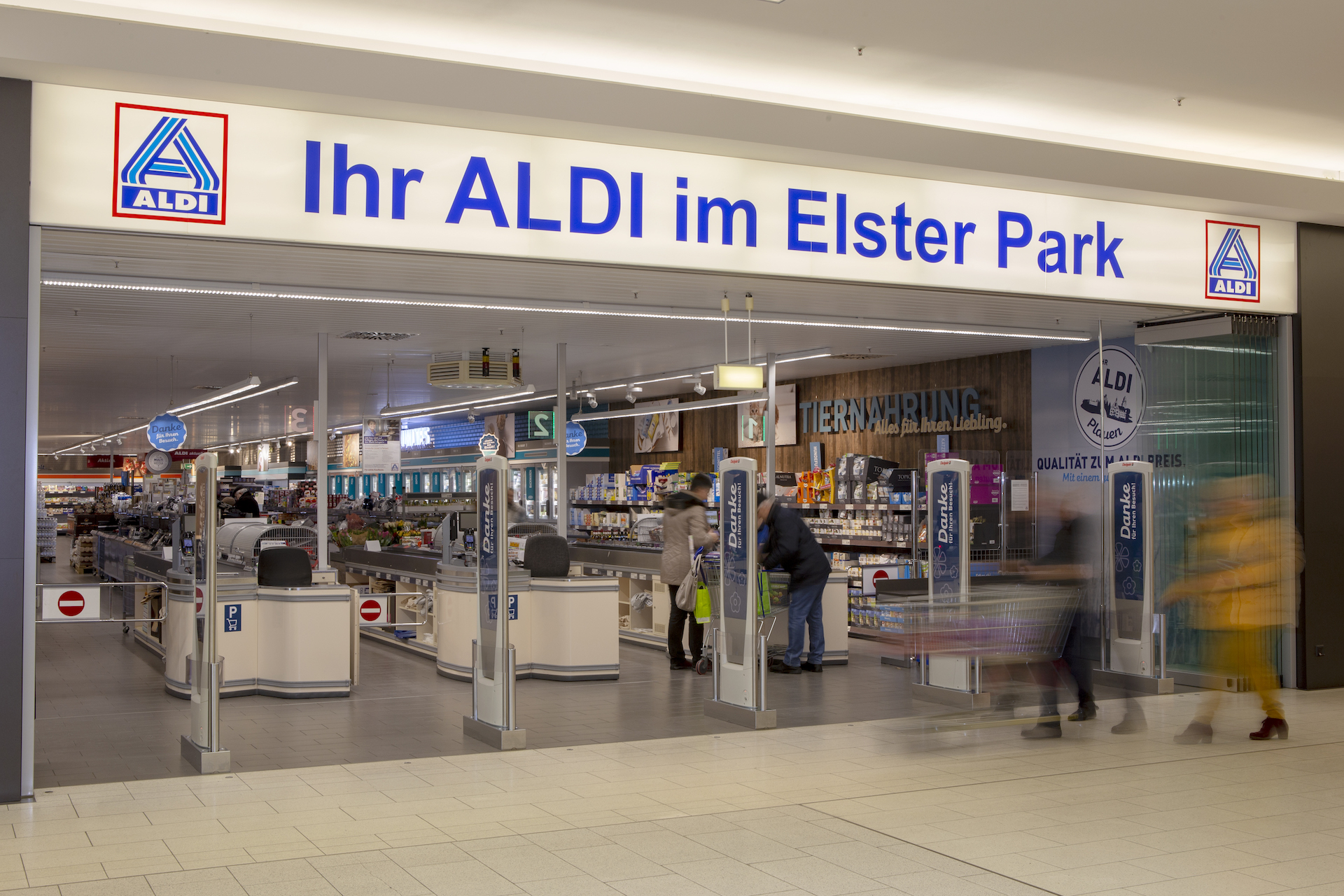 Geschäftsansicht Aldi