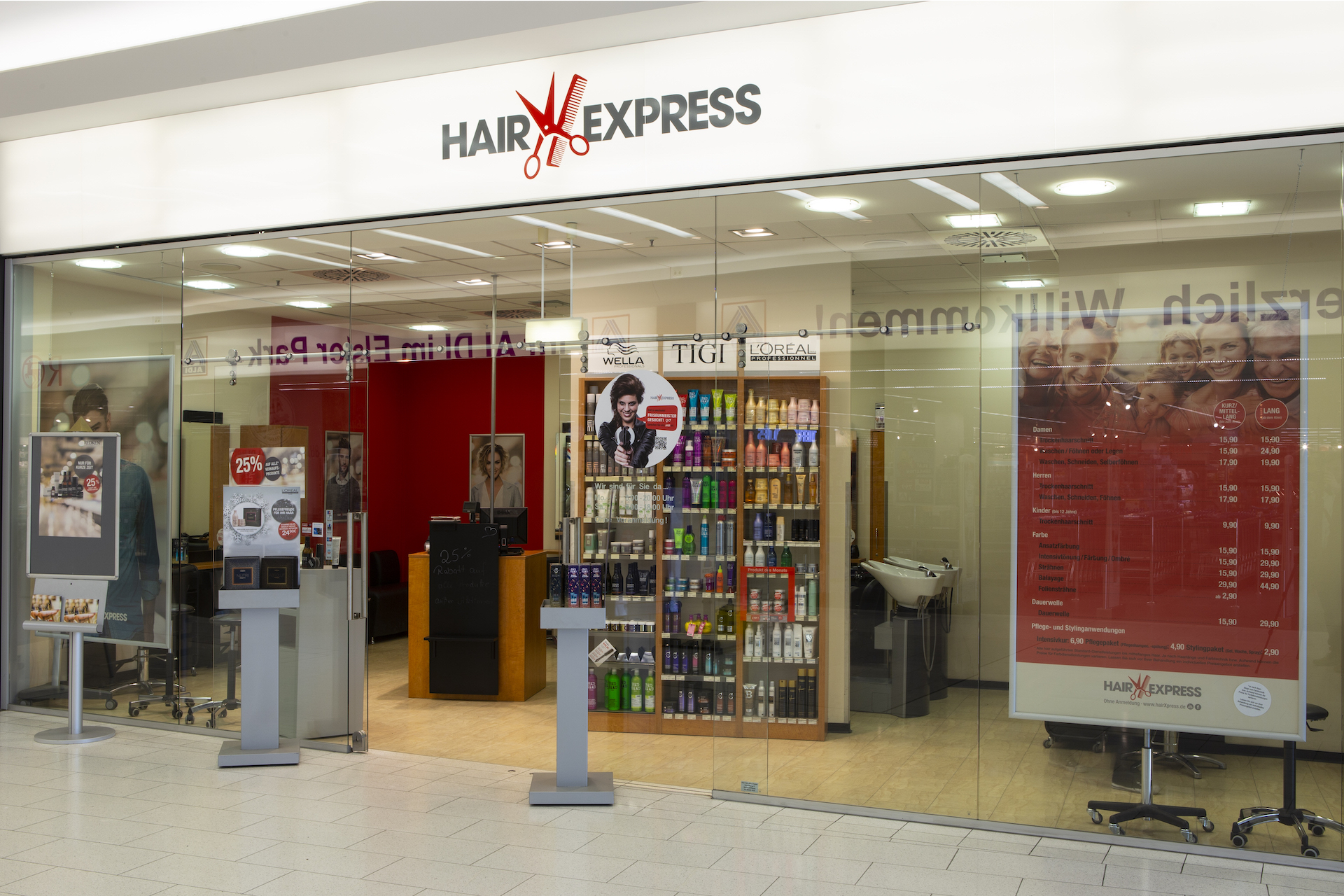 Geschäftsansicht Hair Express